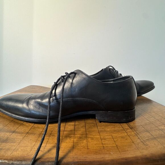 Gordon Rush Manning Black Leather Oxford Dress Shoes Mens 9 Lace Up main image 6